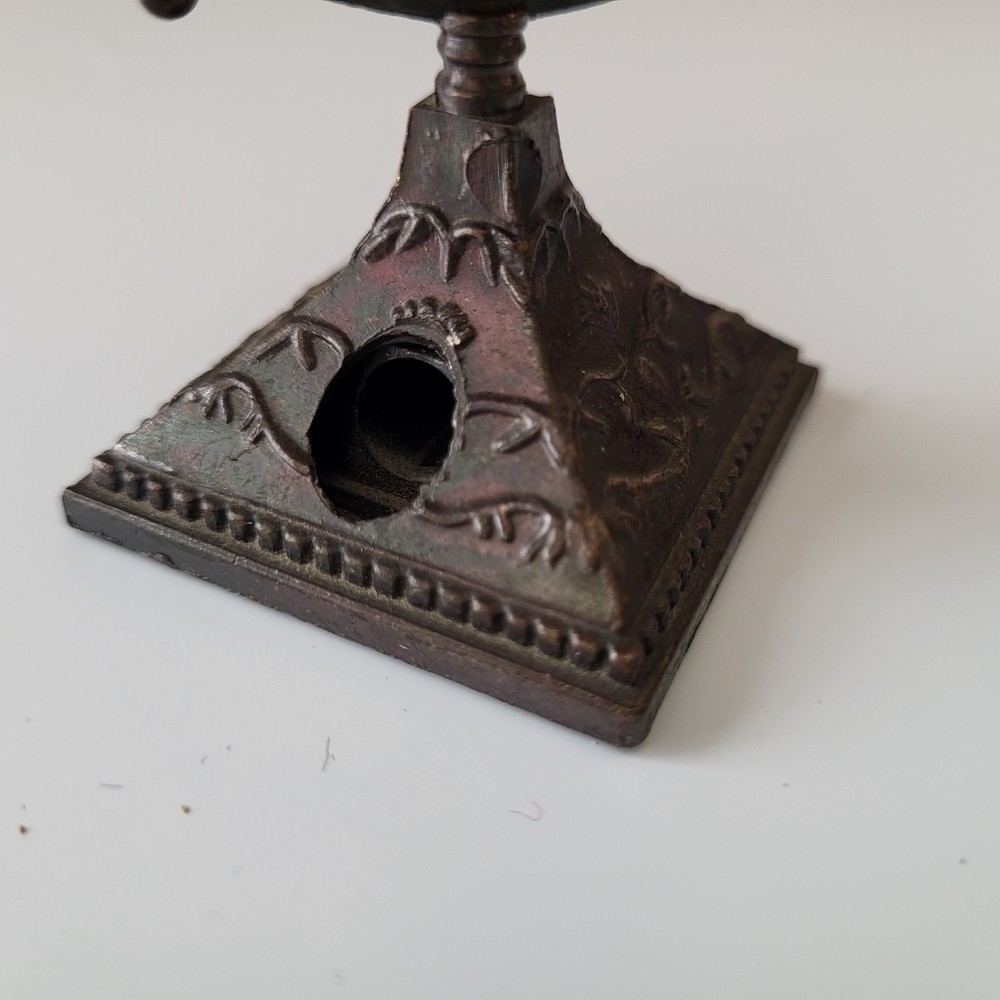 Vintage Hong Kong Die Cast Metal Miniature Globe Pencil Sharpener - Picture 11 of 16